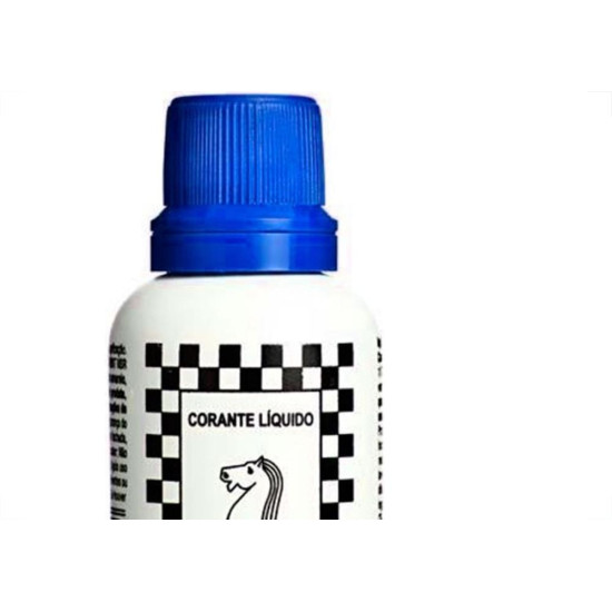 Corante Xadrez Azul 50Ml Para Tinta - Kit C/12 Corante Xadrez Azul 50Ml Para Tinta - Kit C/12