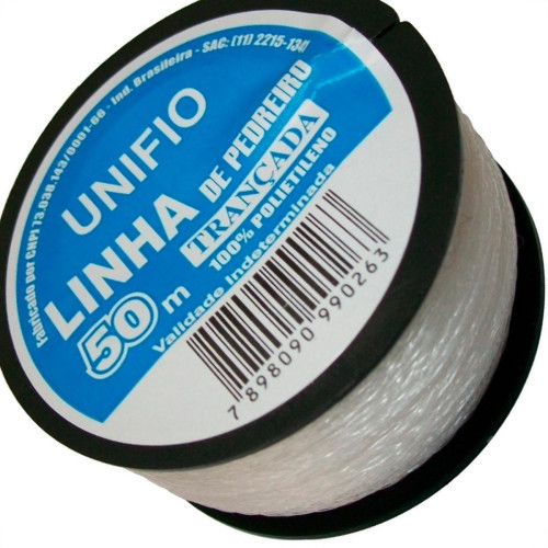 Linha Pedreiro Trancada Unifio 50M - Kit C/12 Linha Pedreiro Trancada Unifio 50M - Kit C/12