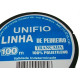 Linha Pedreiro Trancada Unifio 100M  - Kit C/12 