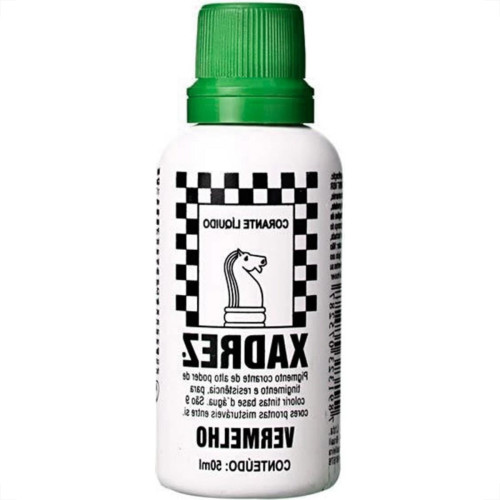 Corante Xadrez Verde 50Ml Para Tinta - Kit C/12 Corante Xadrez Verde 50Ml Para Tinta - Kit C/12