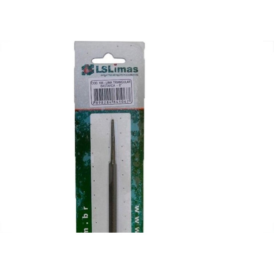 Lima Ls Triangular Bastarda 6'' Cartela 106 .02.