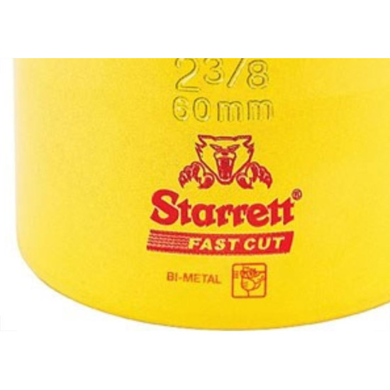 Serra Copo Aco Rapido Starrett 60Mm Sh0238 Serra Copo Aco Rapido Starrett 60Mm Sh0238