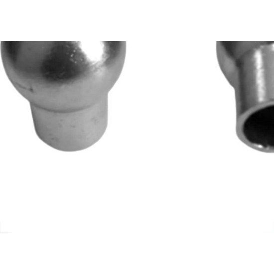 Lanca Aluminio Guaru Bola Popular 5/8'' Portao - Kit C/50 Lanca Aluminio Guaru Bola Popular 5/8'' Portao - Kit C/50