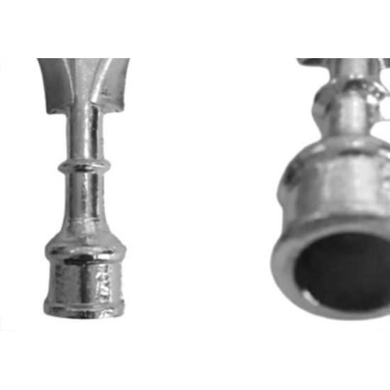 Lanca Aluminio Guaru Lirio Grande 5/8''Portao - Kit C/50 Lanca Aluminio Guaru Lirio Grande 5/8''Portao - Kit C/50