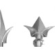 Lanca Aluminio Guaru Lirio Grande 5/8''Portao - Kit C/50 Lanca Aluminio Guaru Lirio Grande 5/8''Portao - Kit C/50