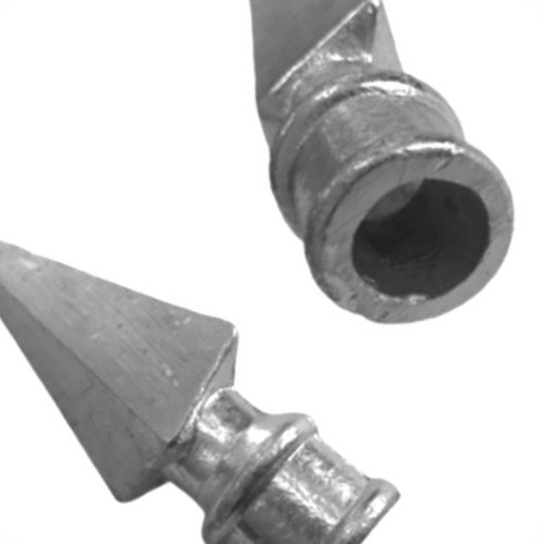 Lanceta Aluminio   1/2'' Para Portao Gu120-1 - Kit C/50