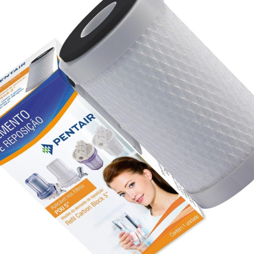 Vela Filtro Hidrofiltros 5'' Carvao Ativado 902-0012 Vela Filtro Hidrofiltros 5'' Carvao Ativado 902-0012