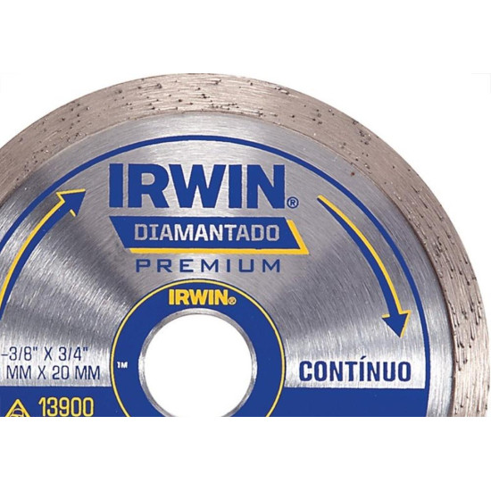 Disco Diamantado Irwin Liso 110Mm Seco Agua Iw2144 Disco Diamantado Irwin Liso 110Mm Seco Agua Iw2144