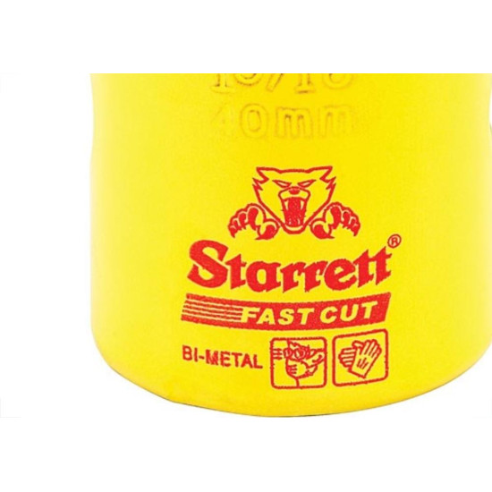 Serra Copo Aco Rapido Starrett 40Mm Fch0196-G Serra Copo Aco Rapido Starrett 40Mm Fch0196-G