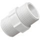 Niple Branco Krona Rosca Rosca 1/2'' 287 - Kit C/50 Niple Branco Krona Rosca Rosca 1/2'' 287 - Kit C/50