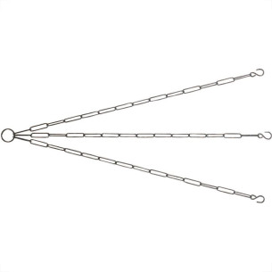 Corrente Xaxim Sao Raphael Preta 1,6 X 45 Duzia 