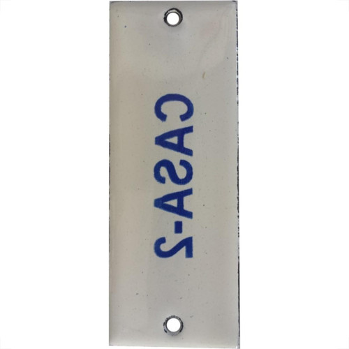 Placa Esmaltada Caiado 3X8 Casa 2 