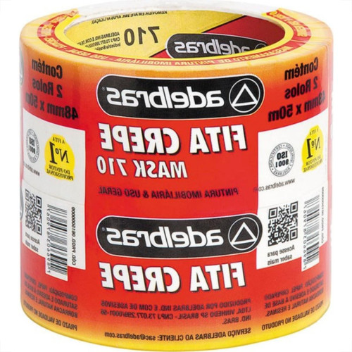 Fita Crepe Adelbras Mask 48X50M - Kit C/2
