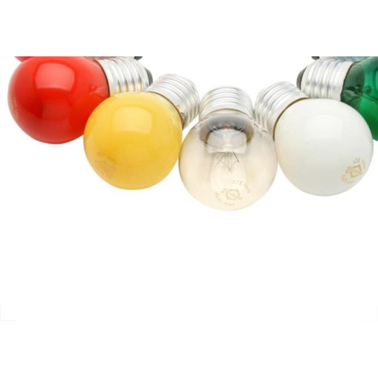 Lampada Bolinha Brasfort 15Wx127V Sortidas 8486 - Kit C/25 Lampada Bolinha Brasfort 15Wx127V Sortidas 8486 - Kit C/25