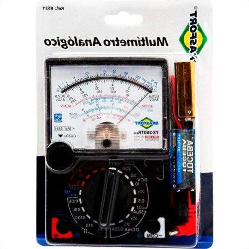 Multimetro Analogico Brasfort Profissional 8521 Multimetro Analogico Brasfort Profissional 8521