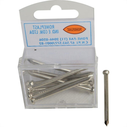 Prego Aco Romeplast Com Cabeca 17X21 (3,00X48mm) Cartela Com 10 Pecas Prego Aco Romeplast Com Cabeca 17X21 (3,00X48mm) Cartela Com 10 Pecas