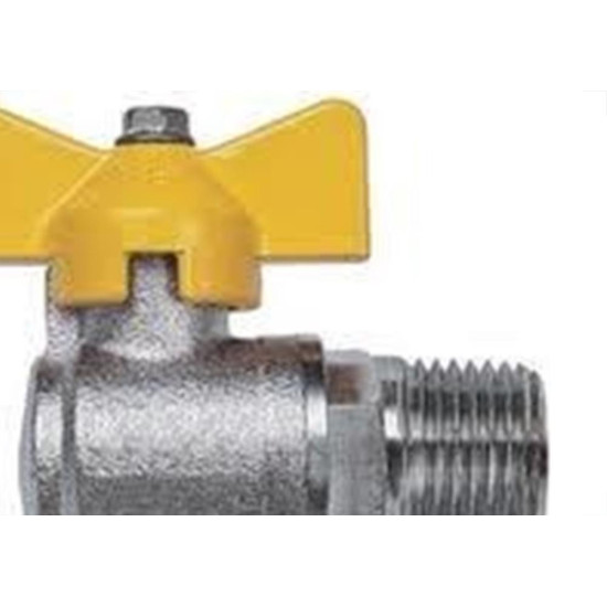 Registro Gas Esfera 1/2 Npt-Machox1/2Npt-Macho 109 Registro Gas Esfera 1/2 Npt-Machox1/2Npt-Macho 109