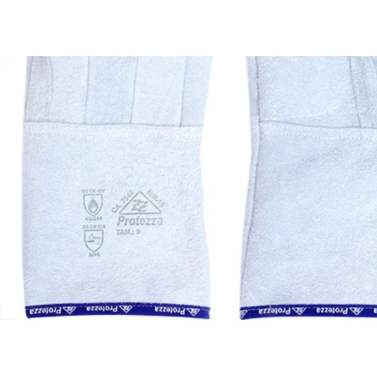 Luva Raspa Protezza Punho 15 Com Reforco N/R-15 Luva Raspa Protezza Punho 15 Com Reforco N/R-15