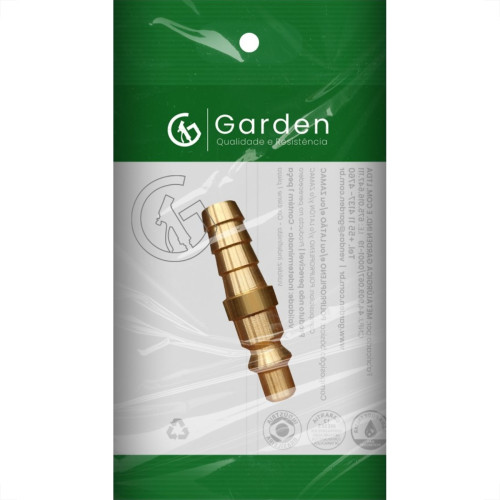 Pino Engate Rapido Ar Com Escama  3/8'' Garden 11408E
