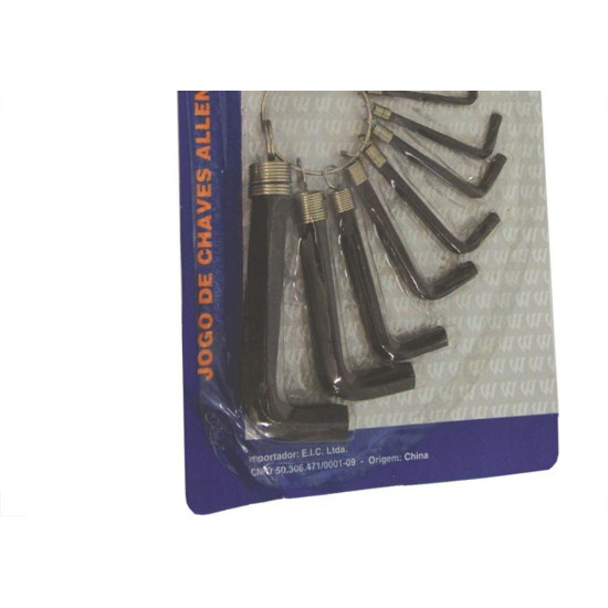 Chave Allen Western 1,5A10Mm 10 Pecas Alc-10