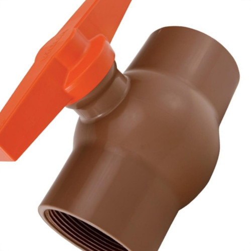 Registro Esfera Pvc Viqua 3/4'' Rosca Rosca Registro Esfera Pvc Viqua 3/4'' Rosca Rosca
