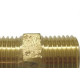 Niple Latao Amarelo Metais Rei 1/2X1/2 10057 - Kit C/6 Niple Latao Amarelo Metais Rei 1/2X1/2 10057 - Kit C/6