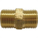 Niple Latao Amarelo Metais Rei   3/4X3/4 10061 - Kit C/6