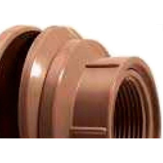 Viqua Marrom Adaptador Com Flange 25X3/4'' 