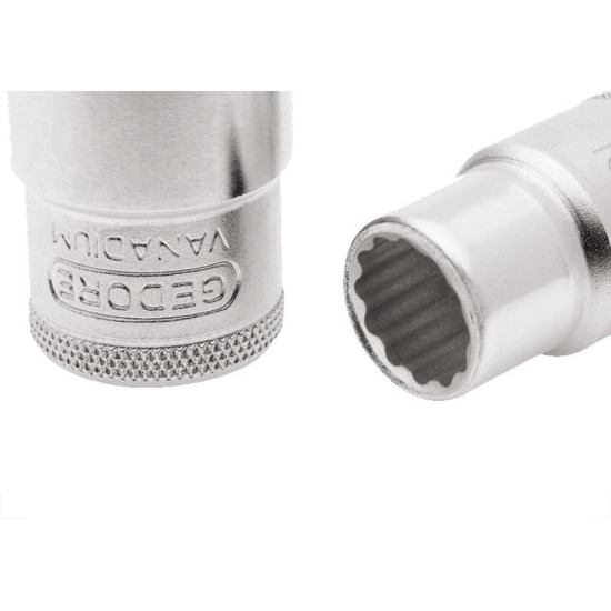 Soquete Gedore Encaixe Estriado 1/2 D19 19Mm 15110 Soquete Gedore Encaixe Estriado 1/2 D19 19Mm 15110