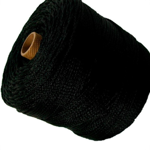 Varal Corda Nylon Unifio Preto 400M