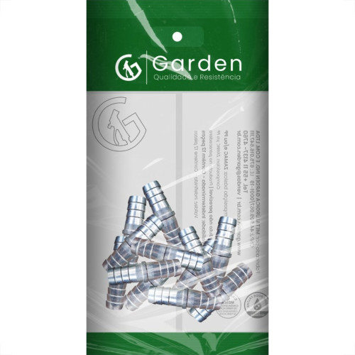 Emenda Mangueira ''Zamac'' Garden 1/2'' 11824G - Kit C/12 