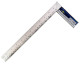 Esquadro Cabo Aluminio Brasfort 12'' 30Cm 8557 Esquadro Cabo Aluminio Brasfort 12'' 30Cm 8557