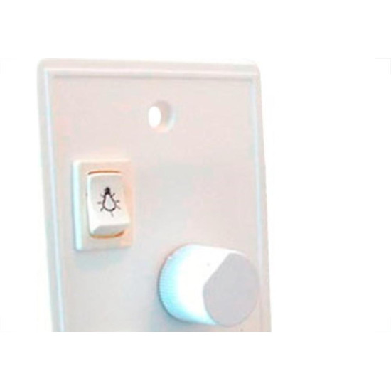 Controle Ventilador Asantos Rotativo Branco 2064