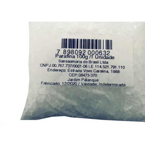 Parafina Granulada Sansao 100 Grs Parafuso 100Gr - Kit C/12 Parafina Granulada Sansao 100 Grs Parafuso 100Gr - Kit C/12