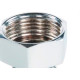 Bucha Aumento Torneira Metais Rei Latao Cromado 1/2X3/4 10096 - Kit C/6 Bucha Aumento Torneira Metais Rei Latao Cromado 1/2X3/4 10096 - Kit C/6