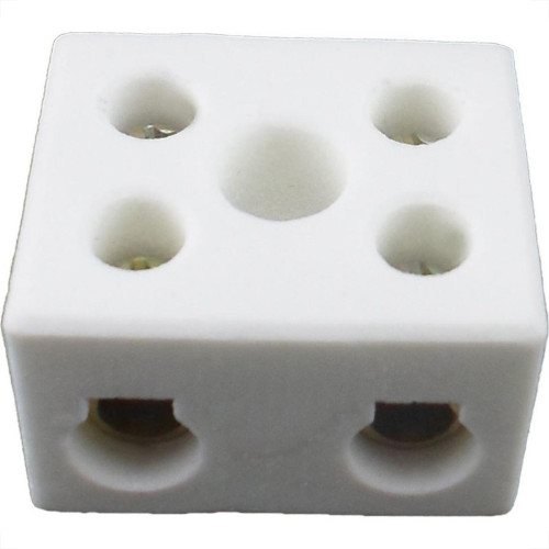 Conector Porcelana Interneed 2 Polos 16Mm 66118 - Kit C/10 Conector Porcelana Interneed 2 Polos 16Mm 66118 - Kit C/10
