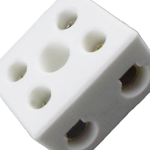 Conector Porcelana Interneed 2 Polos 16Mm 66118 - Kit C/10 Conector Porcelana Interneed 2 Polos 16Mm 66118 - Kit C/10