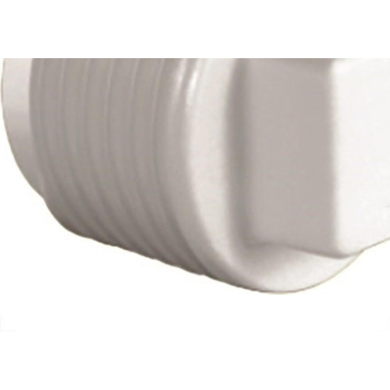 Plug Branco Krona Rosca Rosca 1/2'' 293 - Kit C/50 Plug Branco Krona Rosca Rosca 1/2'' 293 - Kit C/50