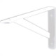 Suporte Prateleira Hayner Reforcada Branca 30Cm Peca 201610 - Kit C/12 Suporte Prateleira Hayner Reforcada Branca 30Cm Peca 201610 - Kit C/12