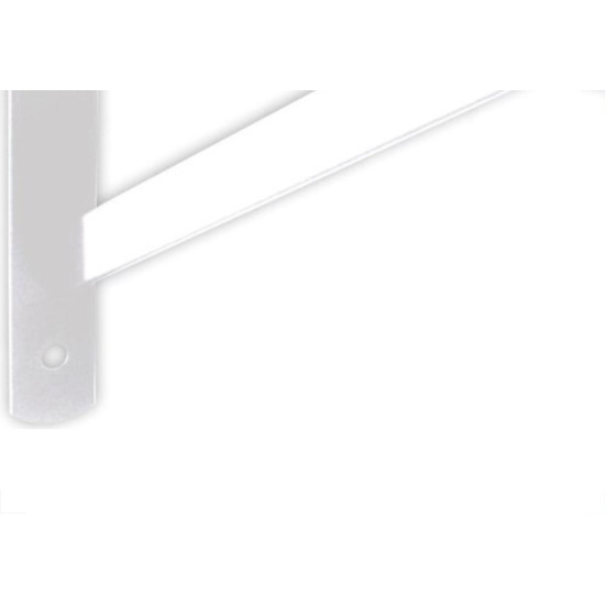 Suporte Prateleira Hayner Reforcada Branca 50Cm Peca 201648 - Kit C/12 Suporte Prateleira Hayner Reforcada Branca 50Cm Peca 201648 - Kit C/12