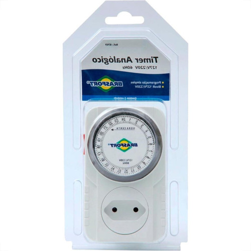 Timer Analogico Brasfort Bivolt 8769 Timer Analogico Brasfort Bivolt 8769