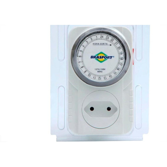 Timer Analogico Brasfort Bivolt 8769 Timer Analogico Brasfort Bivolt 8769