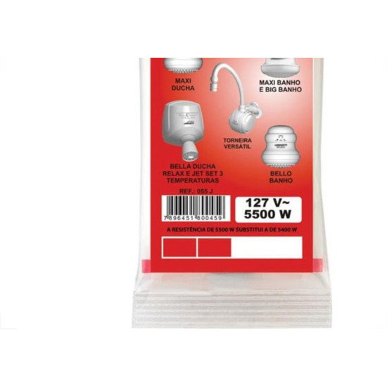 Resistencia Lorenzetti Ducha/Torneira 127V 5500W 055J Resistencia Lorenzetti Ducha/Torneira 127V 5500W 055J