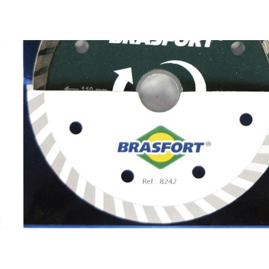 Disco Diamantado Brasfort Turbo Seco 110Mm 8242 Disco Diamantado Brasfort Turbo Seco 110Mm 8242