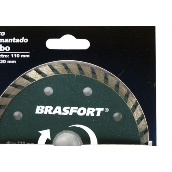 Disco Diamantado Brasfort Turbo Seco 110Mm 8242 Disco Diamantado Brasfort Turbo Seco 110Mm 8242