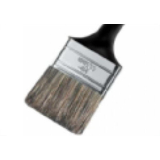 Pincel Trincha Pintura Atlas   300 X 3'' Preta 300/7 - Kit C/12 