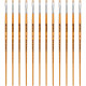 Pincel Para Artesanato Roma Ponta Chata 06 615 06 - Kit C/12 