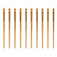 Pincel Para Artesanato Roma Ponta Chata 08 615 08 - Kit C/12 Pincel Para Artesanato Roma Ponta Chata 08 615 08 - Kit C/12