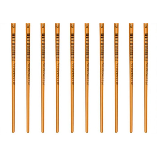 Pincel Para Artesanato Roma Ponta Chata 10 615 10 - Kit C/12 Pincel Para Artesanato Roma Ponta Chata 10 615 10 - Kit C/12