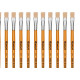 Pincel Para Artesanato Roma Ponta Chata 14 615 14 - Kit C/12 